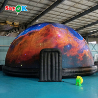 Dôme de planétarium gonflable Sayok de 10 m pour l'éducation mobile et la projection immersive