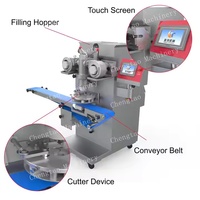 Nouvelle machine automatique d'enrobage et de formage de kubba, mochi et falafel en acier inoxydable 304, haute productivité 120 pièces/min
