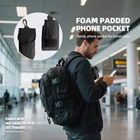 Sac à dos tactique Molle robuste et extensible avec poche pour bouteille d'eau et patch Velcro pour la randonnée, le camping et la chasse en plein air