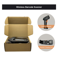 Lector de Códigos de Barras Industrial Rakinda 2D BT 2.4G, Escáner de Códigos QR Portátil