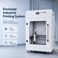 Nouvelle imprimante 3D à granulés FGF de qualité industrielle 600x600x1000mm, structure fermée, double extrudeur, plateau chauffant multi-matériaux, USB/WiFi