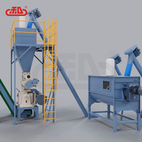 1t 2t ligne de production de granulés pour ferme lapin canard usine de fabrication d'aliments pour animaux