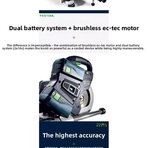 Scie à onglet coulissante sans fil <span class=keywords><strong>FESTOOL</strong></span> 36V 216 mm - Product Image 2