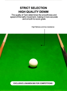 Mesa de Billar y Snooker de Madera Maciza Ecológica de Alta Calidad de 9 pies con Bolsillos de Cuero S480, Diseño Nuevo, Comercial - Product Image 2