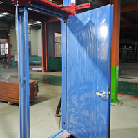 Puertas Cortafuego Comerciales de Acero Certificadas por Modern Security USA, Puertas Metálicas Exteriores Dobles con Clasificación de Resistencia al Fuego de 3 Horas, Garantía BST de 2 Años