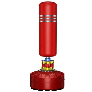 <span class=keywords><strong>Sac</strong></span> <span class=keywords><strong>de</strong></span> <span class=keywords><strong>frappe</strong></span> <span class=keywords><strong>de</strong></span> boxe autoportant haute densité antichoc réglable pour entraînement à domicile - Product Image 1