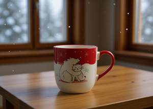 Tazza in ceramica da 480 ml con design simpatico a cartoni animati per uso domestico - Product Image 2