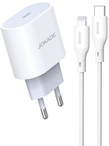 Ensemble de chargeur rapide Jokade PD20W, câble USB C 1M, prise EU pour iPhone, iPad, MacBook - Product Image 6