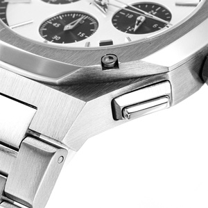 Đồng hồ đeo tay nam sang trọng chất lượng cao Cá Sấu ban nhạc nhỏ Ba kim đồng hồ đa chức năng phong cách kinh doanh pha lê mát mẻ - Product Image 3