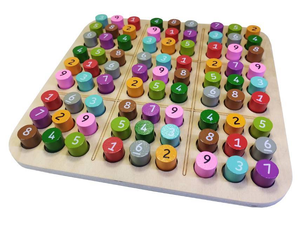Jeu de <span class=keywords><strong>Sudoku</strong></span> en bois, plateau de jeu à neuf palais, développement des enfants, formation à la logique, entraînement mathématique, jouets éducatifs - Product Image 4