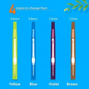 מברשת בין-שינית 2 ב-1 מפלדת אל-חלד בצורת I, ניתנת לשימוש חוזר ליישור שיניים, שתלים וניקוי רווחים בין השיניים - Product Image 4