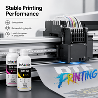 Encre DTF pour I1600 4720 DX5 DX7, flux fluide pour la production de transferts d'impression, séchage rapide, impression textile haute densité, service OEM