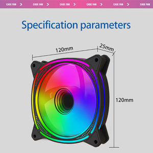 Ventilador de caja Lovingcool de 120mm y 6 pines, Enfriador de ventilador de ordenador Led RGB con Control remoto RF, ventiladores de PC <span class=keywords><strong>Arua</strong></span> Sync - Product Image 5