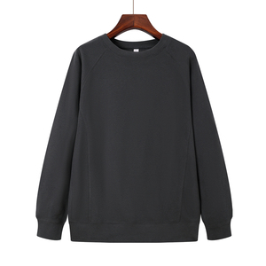 थोक गिरावट लंबी आस्तीन पुरुषों की स्वेटशर्ट कस्टम हेवीवेट क्रेवनर खाली पल्लोवर कपास ऊन ऊन स्वेटर - Product Image 3