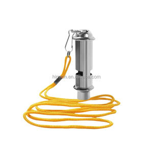 Sifflet en métal, sirène d'entraînement, sifflet à haute fréquence, à haut niveau sonore, pour <span class=keywords><strong>la</strong></span> randonnée en plein air, <span class=keywords><strong>la</strong></span> survie - Product Image 6