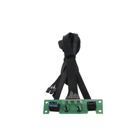 Caja de PC Cable de extensión montado en panel frontal USB 3,0 USB 3,1 Placa de circuito de impresión HDD LED Interruptor de alimentación