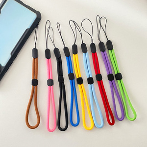 Chống Mất Vòng Điện Thoại Di Động Tay Dây Dây Đeo Có Thể Điều Chỉnh Màu Rắn USB Key Máy Ảnh Cổ Tay Ngắn Dây Buộc - Product Image 3