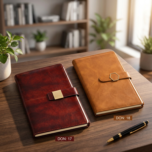 Agenda/Diario Premium de Cuero PU con Cierre de Correa para Oficina, Reuniones de Negocios, Escritura de Notas y Set de Regalo Profesional - Product Image 3