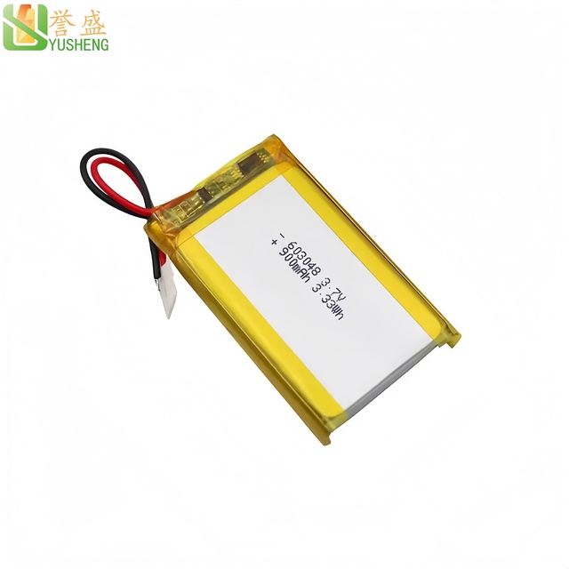 3.7V 900mAh Lipo603048 Lithium Polymer Battery for Accelerator Handheld Fan Customization