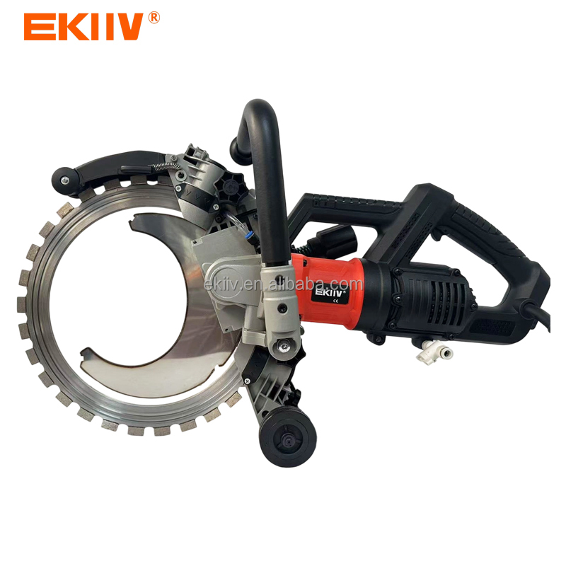 EKIIV DC400 220V 4500W 400MM Blade Notching Portable Electric Concrete Brick Chaser Wall Groove Saw Cutting Machine