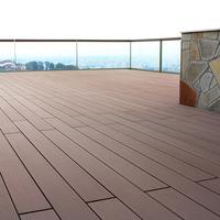 Plancher de terrasse en panneaux WPC co-extrudés Everjade, design moderne, imperméable, antidérapant, pour extérieur, garantie 20 ans, 12 couleurs, creux/solides