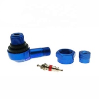 11.3mm aluminium métal 90 degrés Angle moto pneu Valve tiges TV25AL moto pneu gonflage Valve