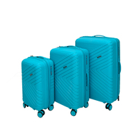 Marksman PP Trolley Equipaje Nuevo Diseño 3 piezas Set 100% PP Maleta de carcasa dura Equipaje de viaje maleta de lujo