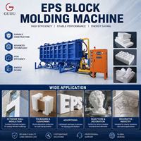 Machine à fabriquer des panneaux en mousse de polystyrène expansé automatique, machine à mouler des blocs de mousse EPS haute densité pour l'isolation des toits, certifiée CE