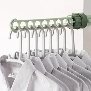Séchoir à linge pliable et portable en plastique pour cadre de fenêtre, idéal pour salle de bain et salon, support de séchage écologique pour la maison - Product Image 3
