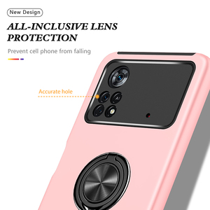 Produttore all'ingrosso Cover per telefono ad anello magnetico per custodie Xiaomi <span class=keywords><strong>Poco</strong></span> F4 <span class=keywords><strong>C40</strong></span> M4 X4 Pro 5G con funzione di supporto - Product Image 5