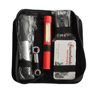 Outils de réparation pour vélo de route, mini-pompe/kit de réparation/outil de tournevis/clé à molette, ensemble d'outils de cyclisme portables, sac de transport - Product Image 5