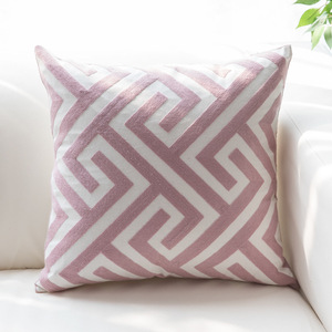Housse de coussin en coton à formes géométriques, taie d'oreiller décorative, modèle américain, pour la <span class=keywords><strong>maison</strong></span>, le canapé, dessins brodés, nouveau, - Product Image 5