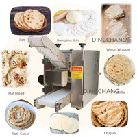 Machine industrielle pour la fabrication de feuilles de samosa, de peaux de rouleaux de printemps, de chapati, de pain pita et de roti