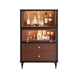 Mueble de Almacenamiento Saimo Lighthouse, Mueble de Madera Maciza con Cajones, Mueble de Salón con 3 Compartimentos - Product Image 4