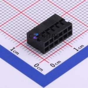 HX20011-2x6YS Housing (Wire-to-Board / Wire-to-Wire) P=2mm Connector ( Jack Structure: 2x6P )( Pitch: 2mm )( Row Spacing: 2mm ) - Product Image 1