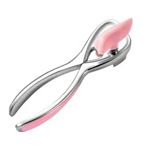 Высококачественные кухонные инструменты розового цвета в форме сердца, консервный нож из цинкового сплава