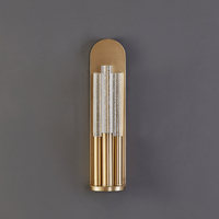 Applique Murale de Luxe en Cristal, Style Nordique Minimaliste, en Acier Inoxydable, LED, pour Escaliers, Salons, Halls d'Hôtels, Entrées de Villas