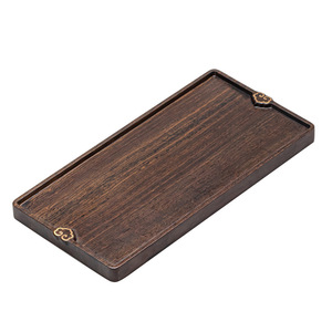Ebony Dry Brewing Tray Irregular Shape Heat Resistant For Kung Fu <b>Tea</b> <b>Set</b> Afternoon <b>Tea</b> Snack Plate - Product Image 5