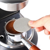 Saringan Espresso Presisi Tinggi 51mm 58.5mm Tahan Korosi Baja Tahan Karat Filter Kopi Dapat Digunakan Kembali