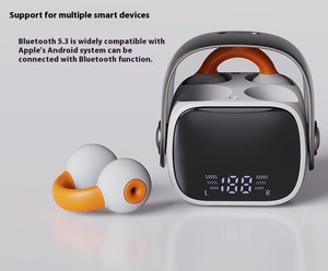 سماعات أذن لاسلكية صغيرة أنيقة مع شاشة رقمية وتقنية إلغاء الضوضاء ENC للرياضة، مخصصة لعام 2026 - Product Image 2