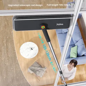 Dụng cụ làm sạch cửa sổ bằng thép không gỉ mới của jiabanshou Dụng cụ cạo nước ba trong một đa năng tay cầm dài - Product Image 1