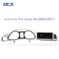 MCX 8.8 "8 Core Carplay Radio Multimédia Lecteur DVD GPS Navigation Écran Android pour Audi A6 C6 2005 2006 2007 2008 2009 2010