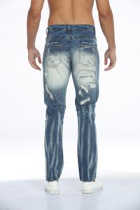 Pantalones vaqueros rectos para hombre, jeans de alta calidad, venta directa de fábrica - Product Image 4