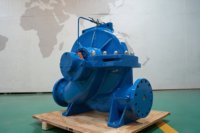 Pompe à double aspiration à haut rendement avec entretien facile et carter horizontal fendu pour le drainage industriel