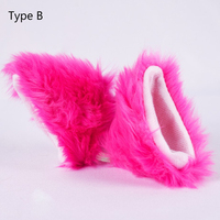 Facile à utiliser dessin animé créatif mignon peluche moto vélo casque chat oreille Type décoration partie