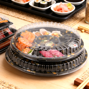 Envase Transparente Desechable para Alimentos con Tapa, Blister de PET, Seguro para Alimentos, Caja para Sushi para Llevar, con Logotipo Personalizado, Venta al por Mayor - Product Image 3