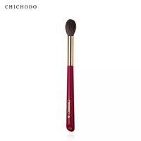 Pinceau surligneur en laine personnalisé 08, série Rose Rouge, luxe, poils naturels, pailleté, ensemble de pinceaux de maquillage