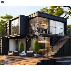 Casa Prefabricada en Contenedor con Energía Solar y Gran Tanque de Agua, Diseño Moderno para Campamento Energético en el Desierto de Omán, Taller y Comedor - Product Image 2