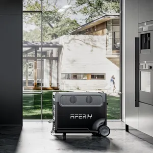 Aferiy新设计3840Wh电站电池系统存储电力家用应急使用太阳能发电机lifepo4电池