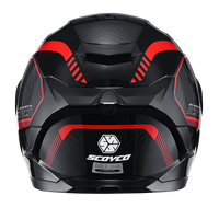 Haute qualité aventure certifié intégral moto tête casque couverture Abs rouge course équitation Sport moto casque pour hommes